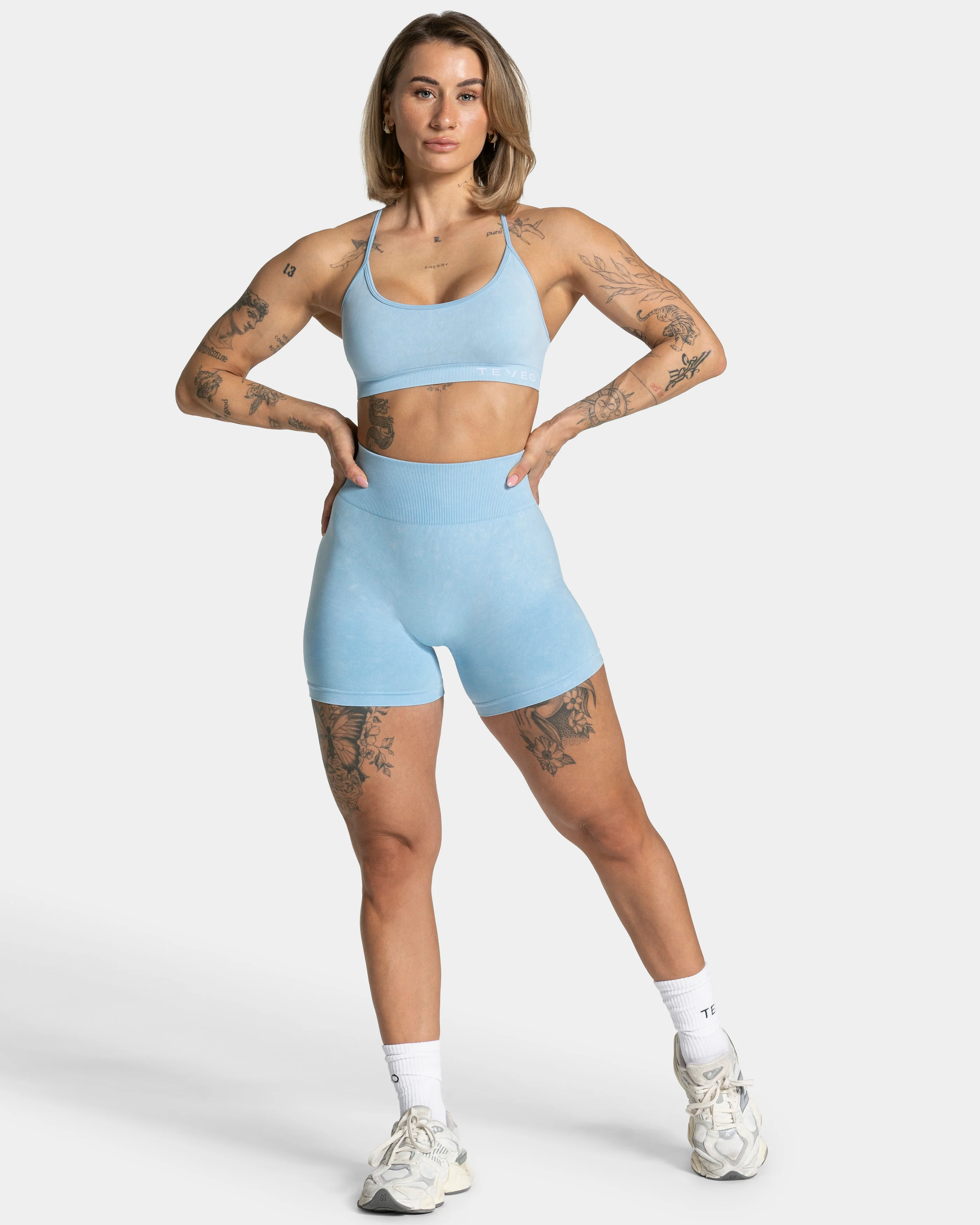 Acid Covert Scrunch Shorts  "Babyblau" - Image 3