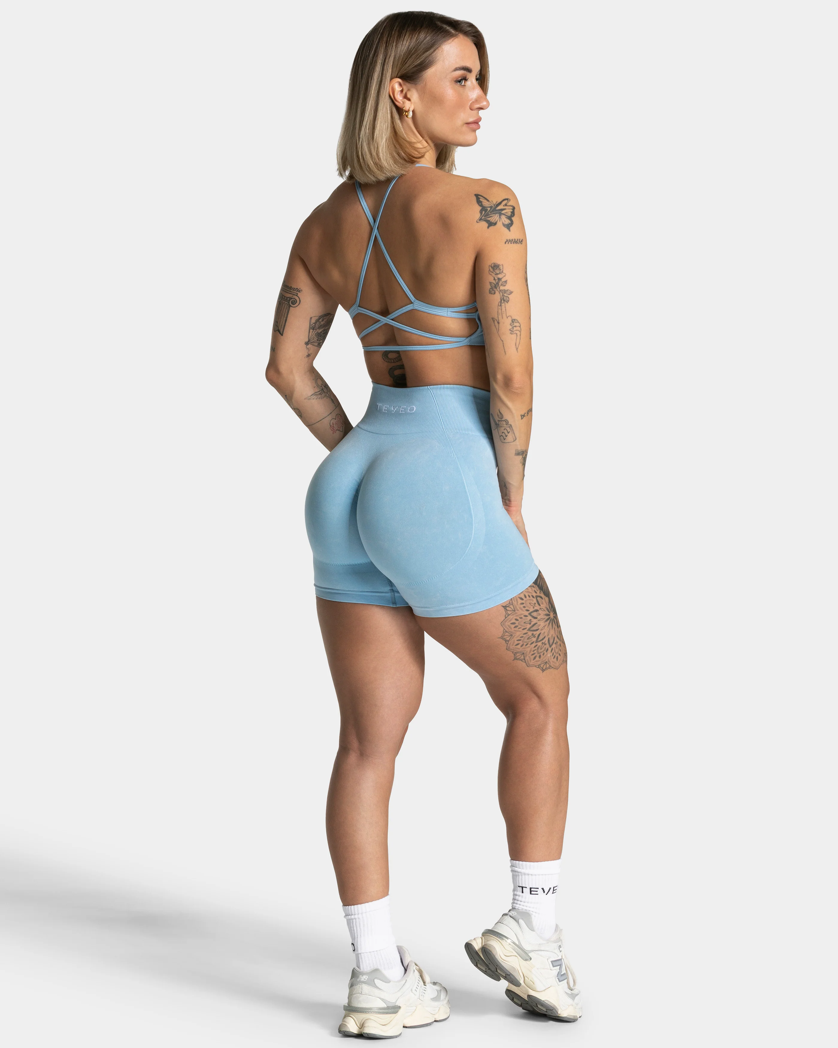 Acid Covert Scrunch Shorts  "Babyblau" - Image 5