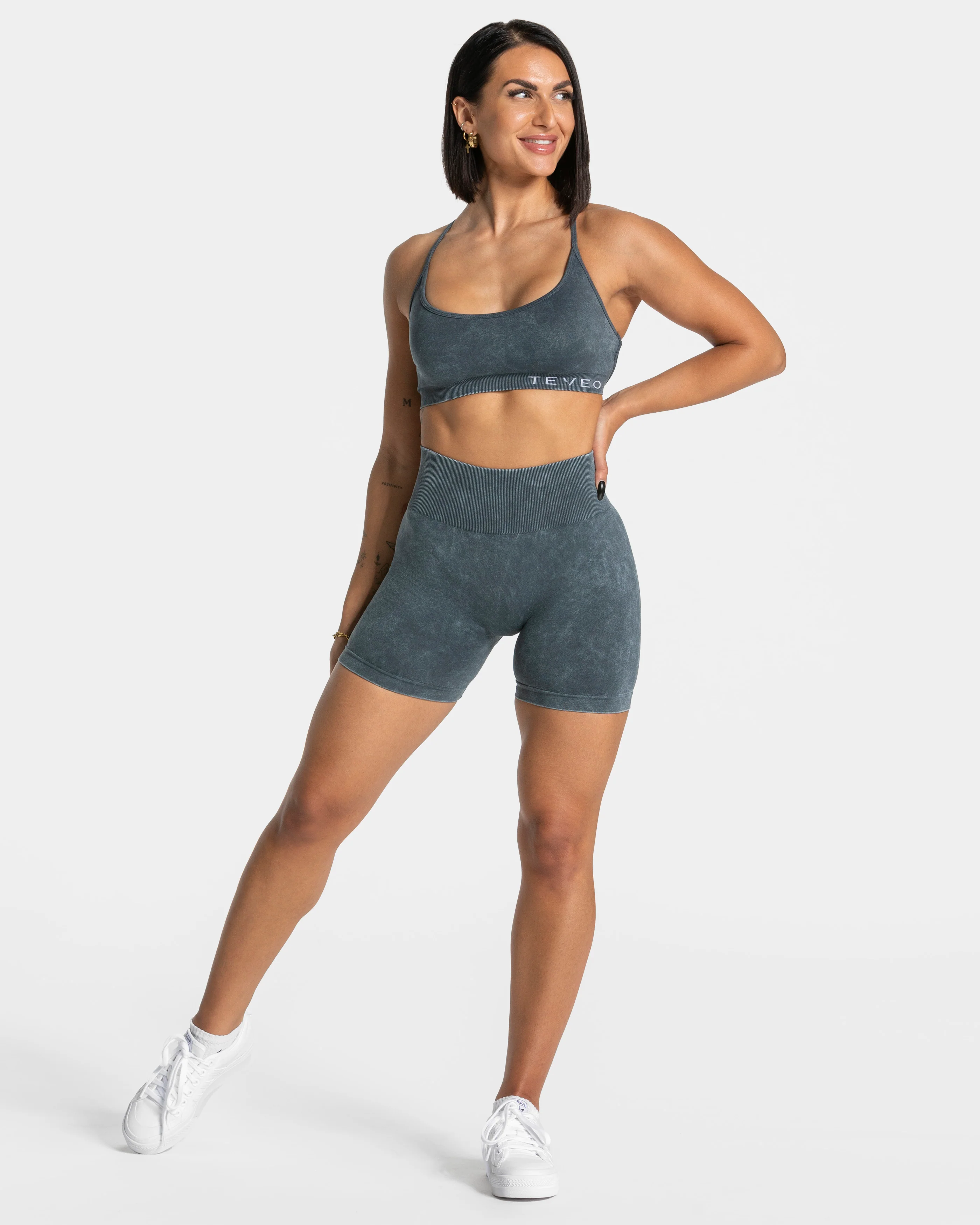Acid Covert Scrunch Shorts  "Navy" - Image 5