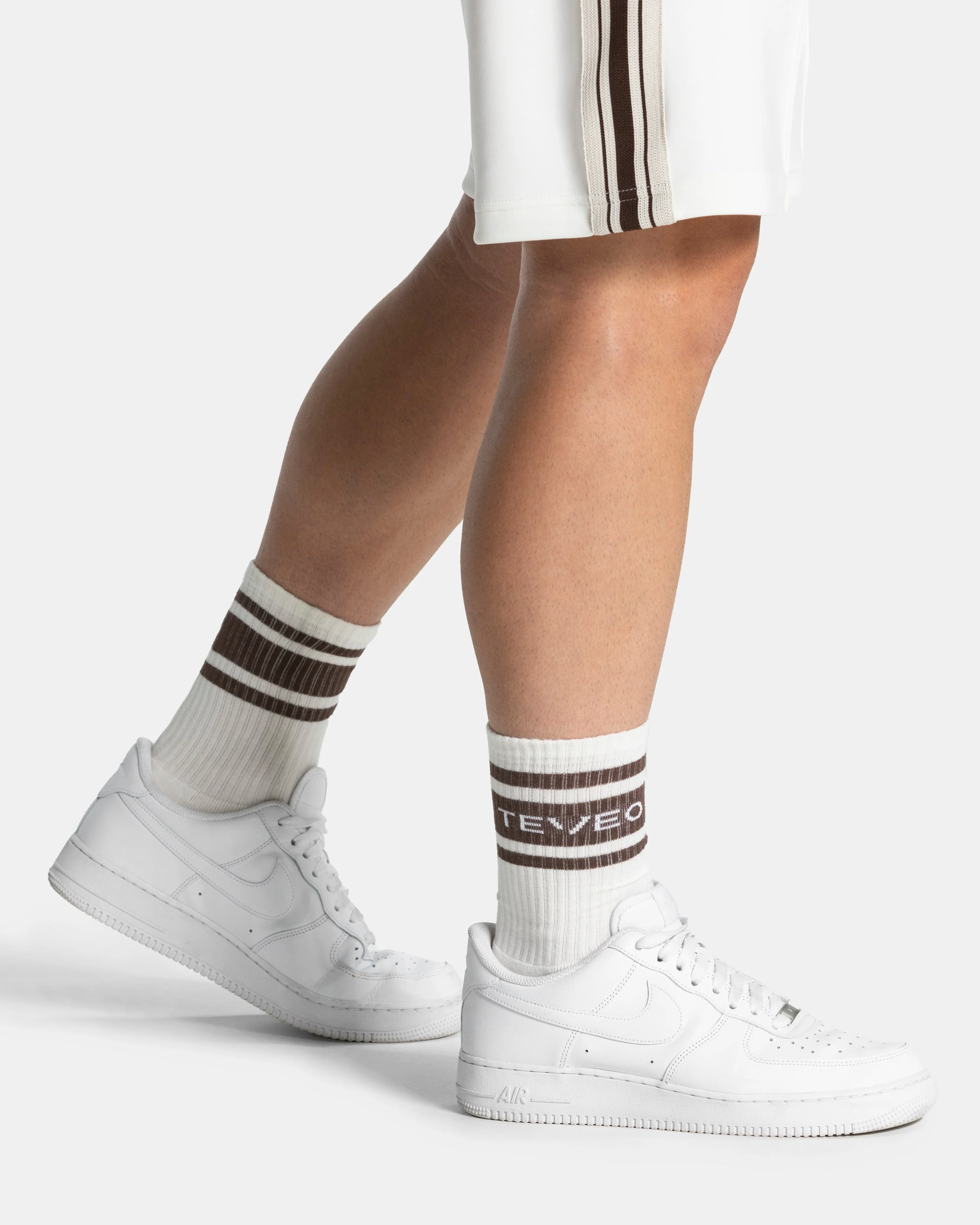 Club Socken (2er-Pack) "Off White - Espresso" - Image 2