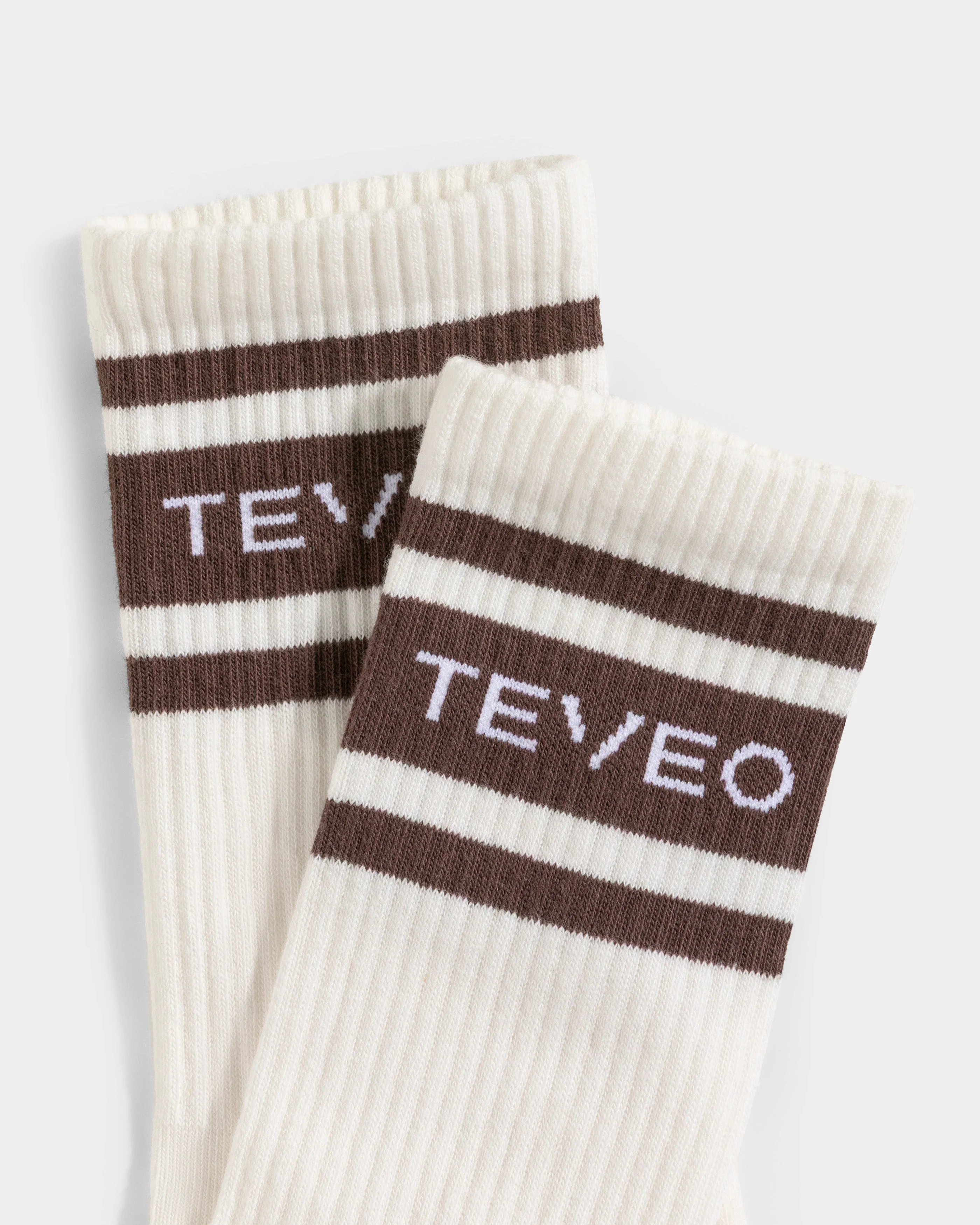 Club Socken (2er-Pack) "Off White - Espresso" - Image 4
