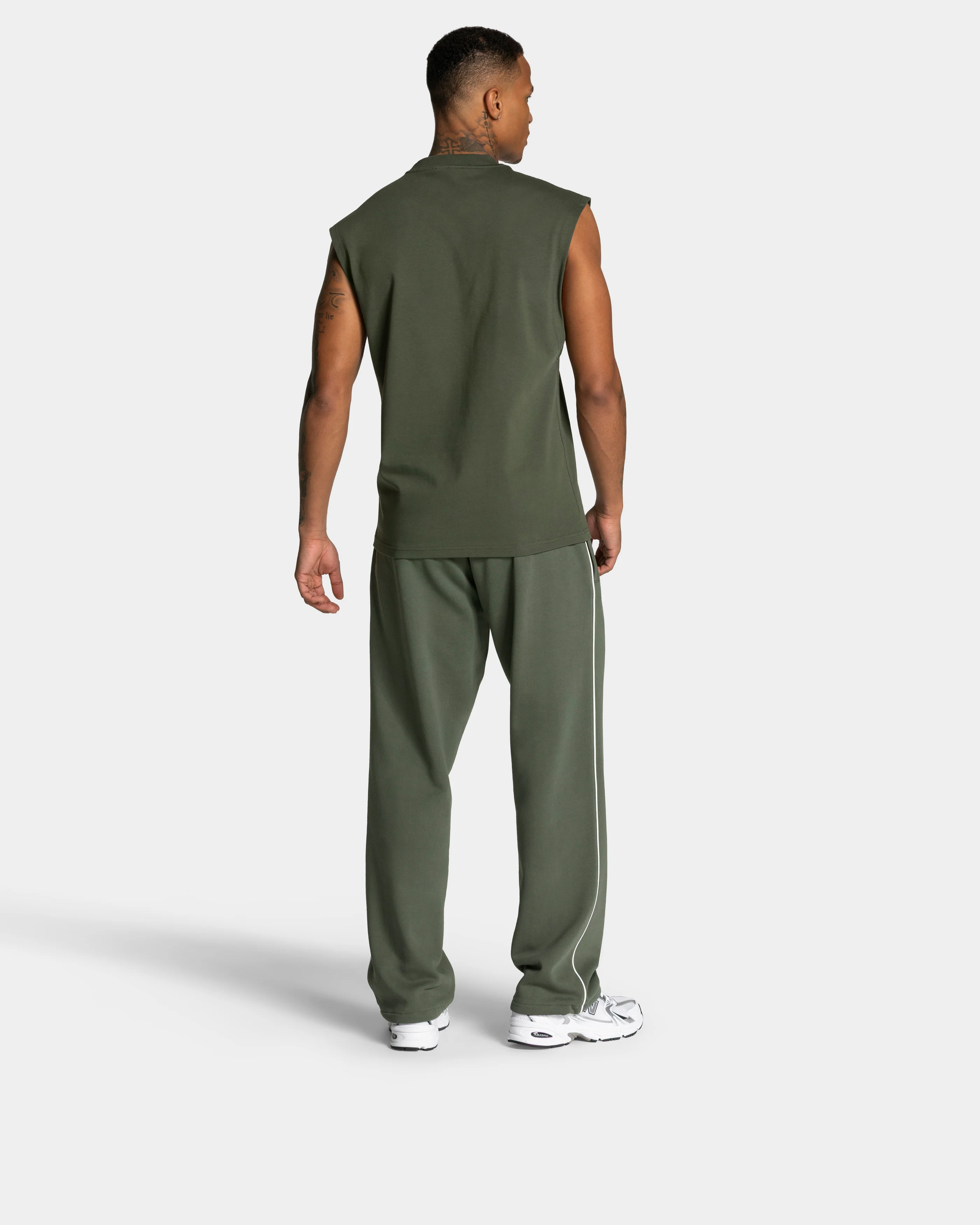 Contrastline Oversized Tank "Khaki" - Image 5