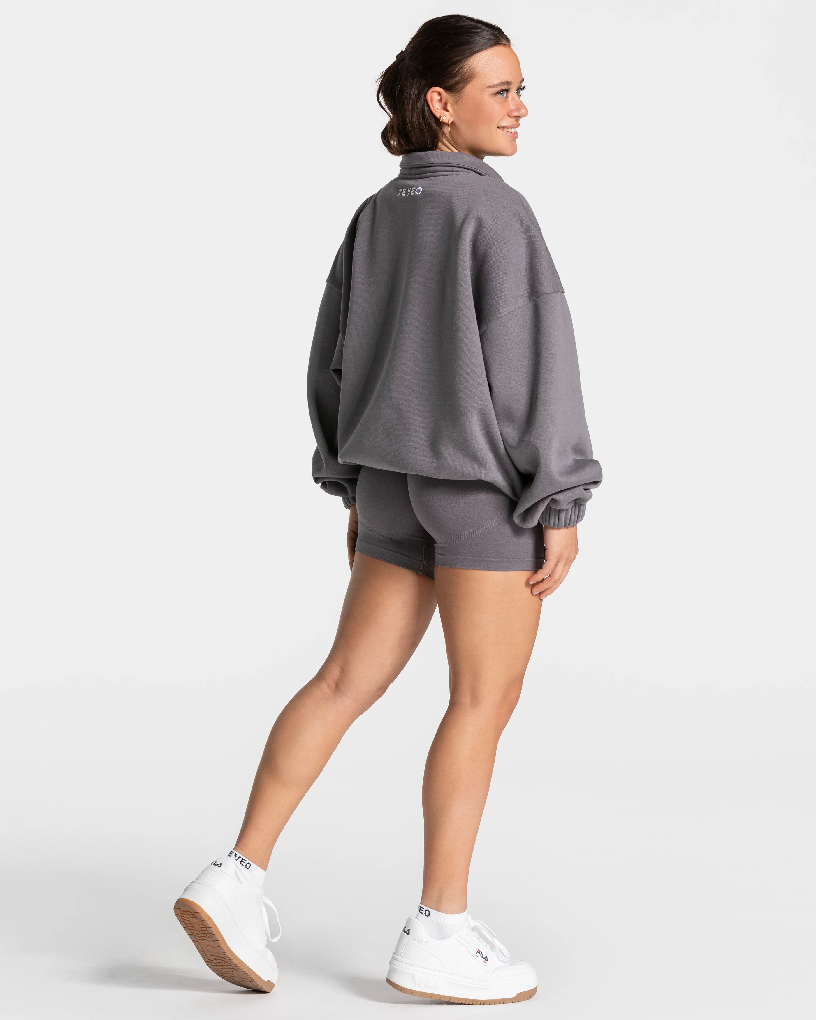 Femme Half Zip Sweater "Graphit" - Image 5