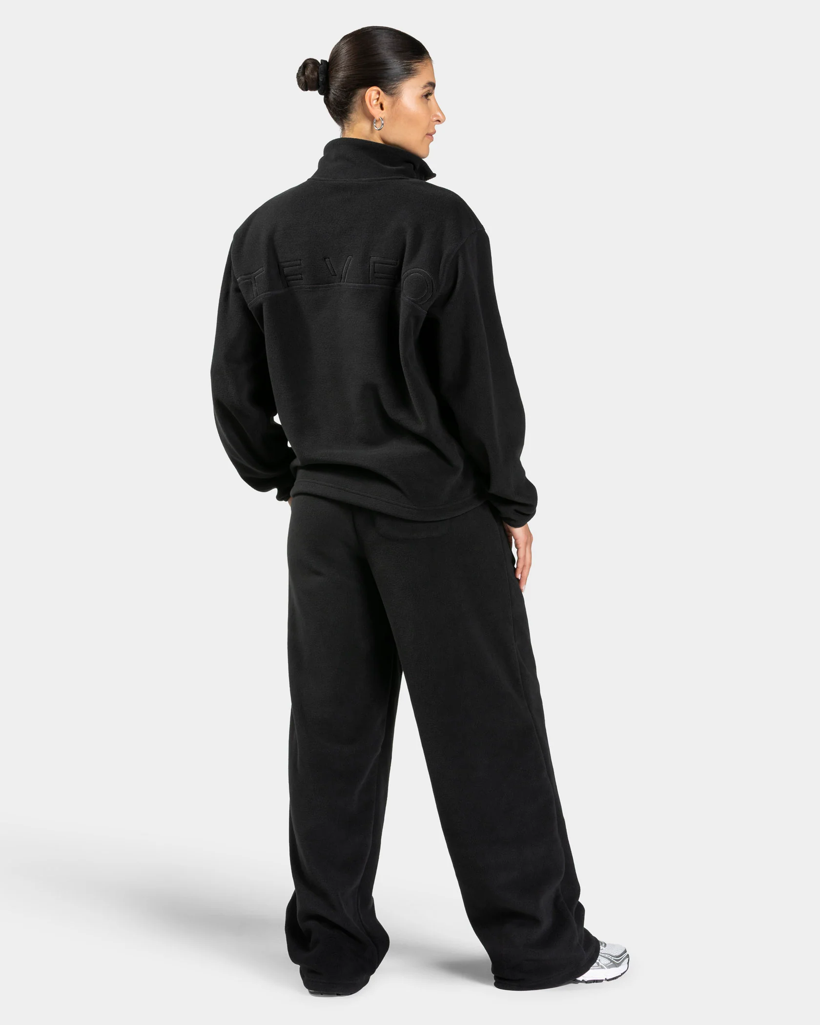 Fleece Straight Leg Jogger "Schwarz" - Image 5