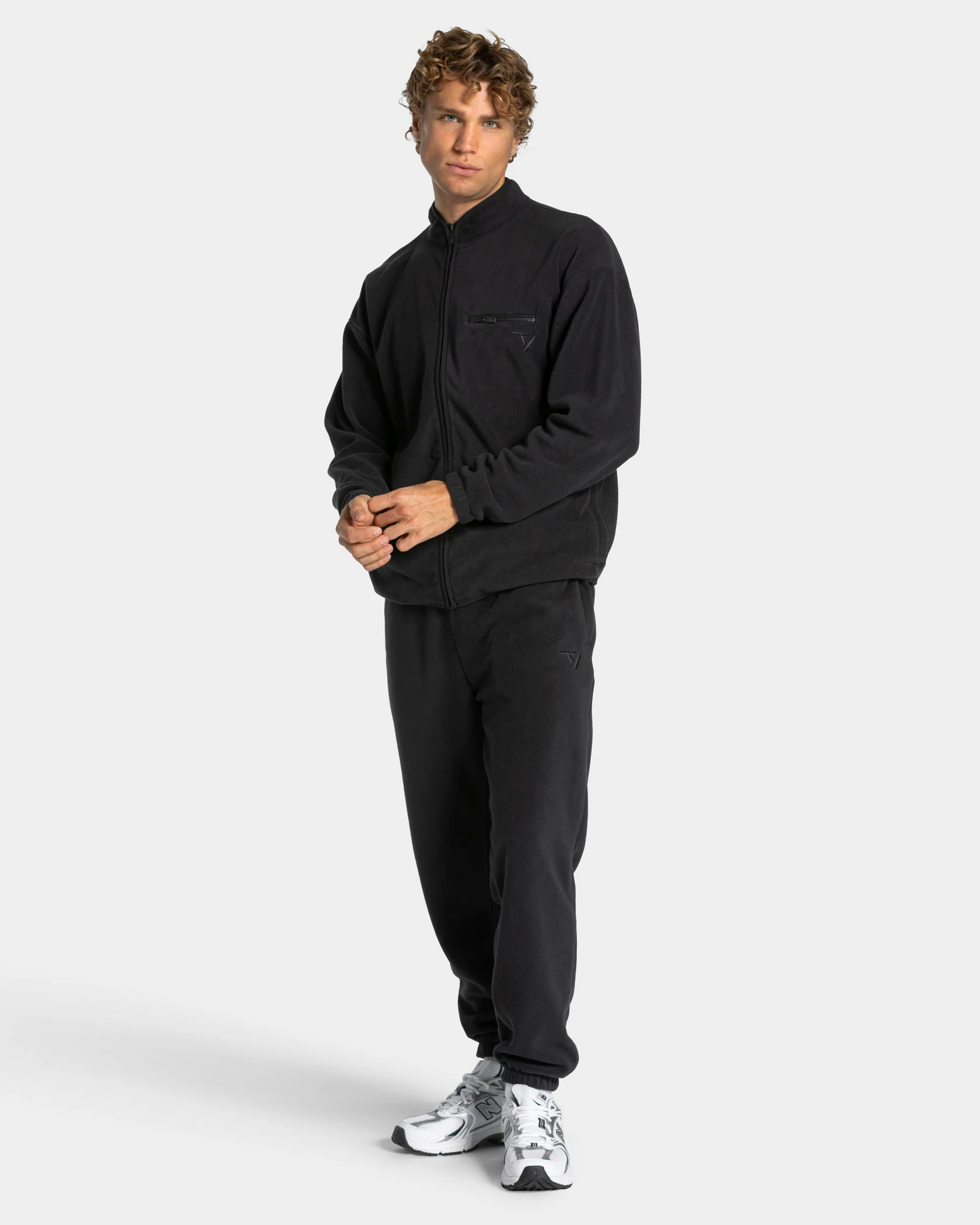 Fleece Zip Jacke "Anthrazit" - Image 3