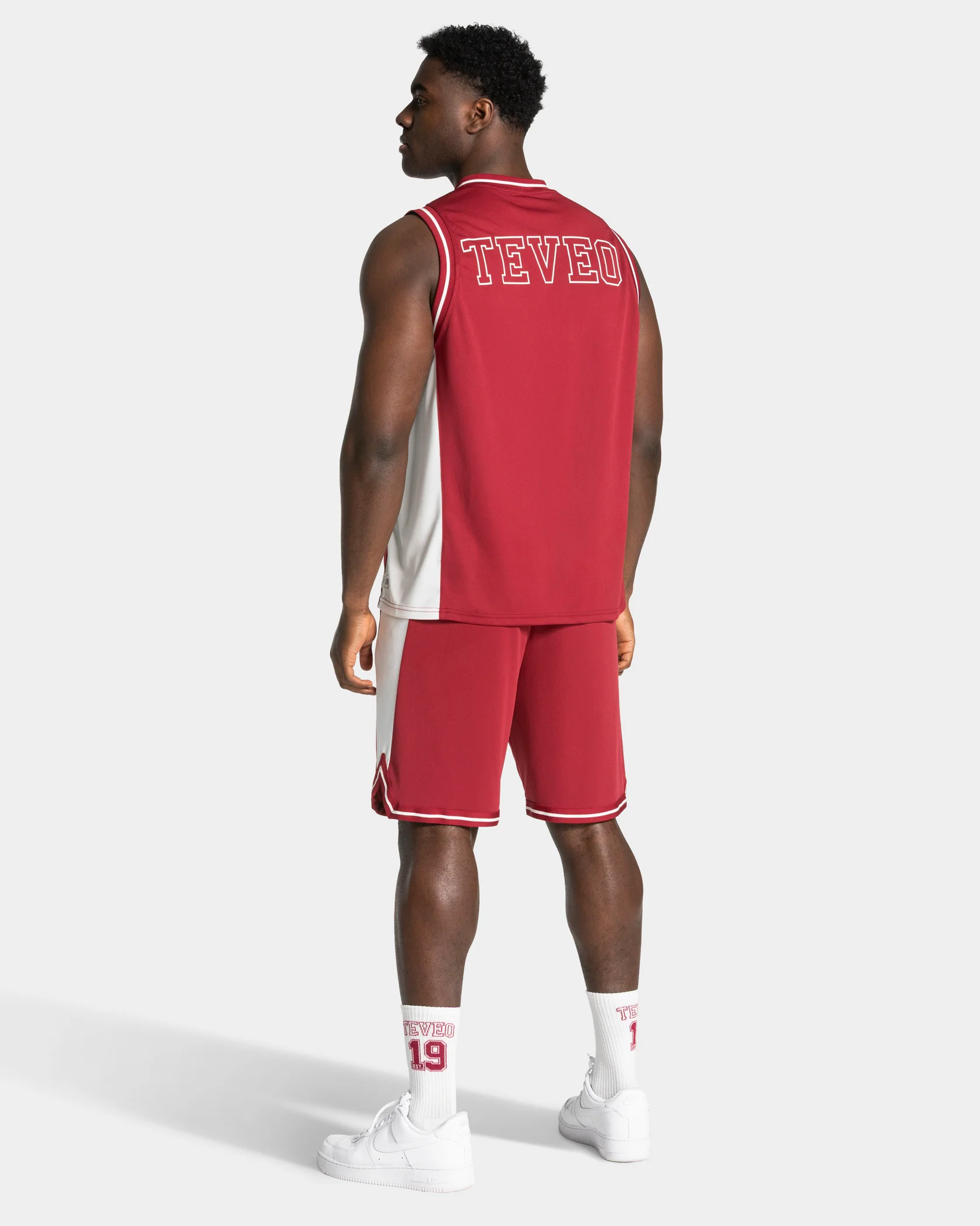 Football Shorts 9 Inch "Cranberry" - Image 5