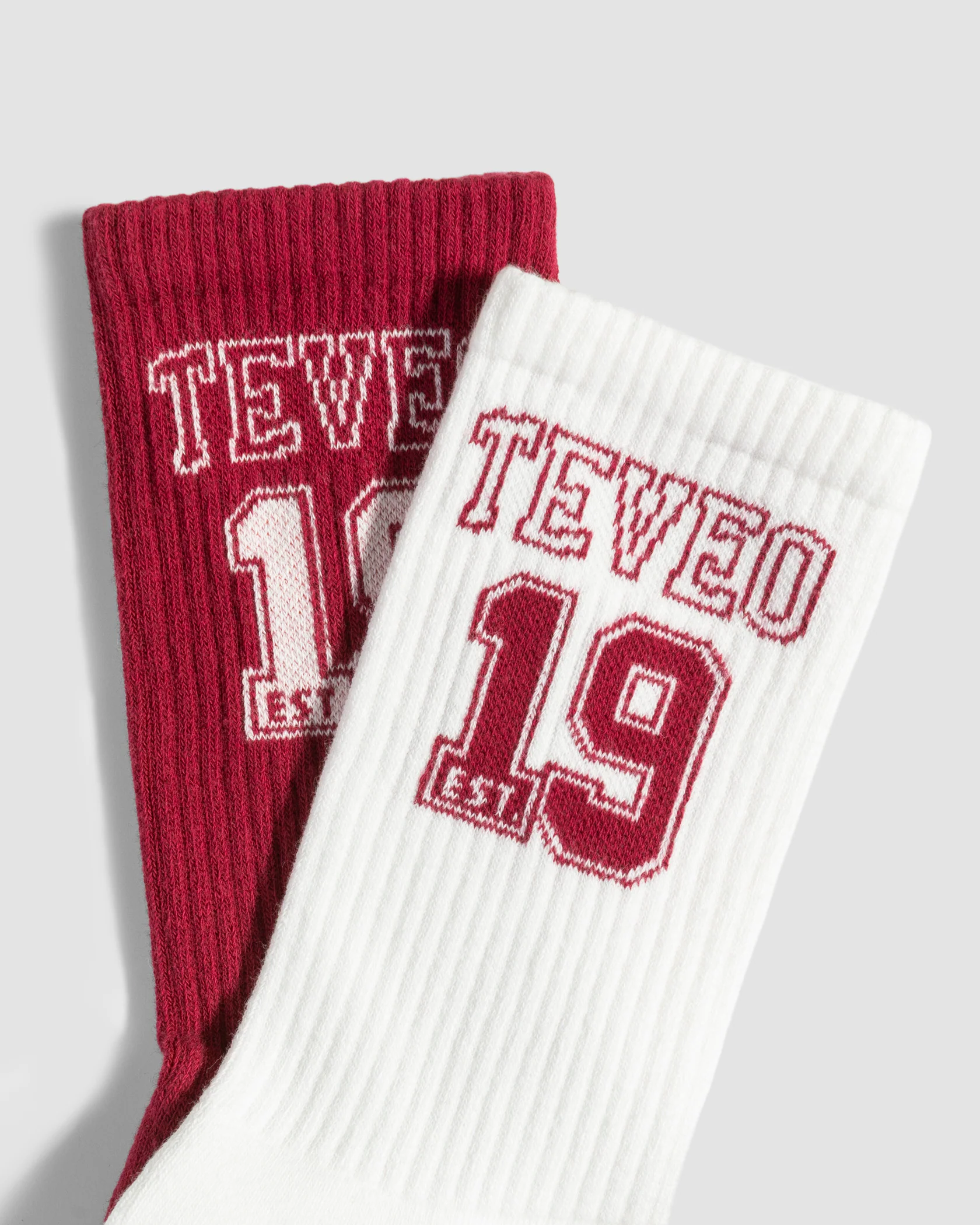Football Socken "Cranberry/Off White" - Image 3