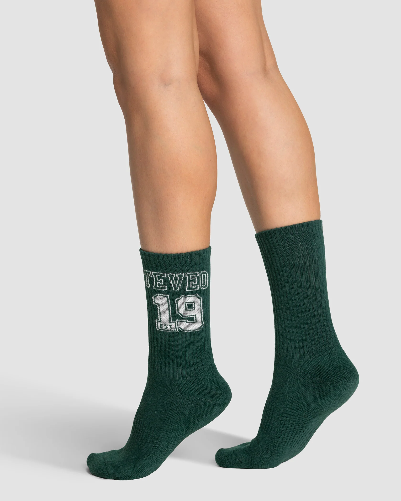 Football Socken "Dunkelgrün/Off White" - Image 4