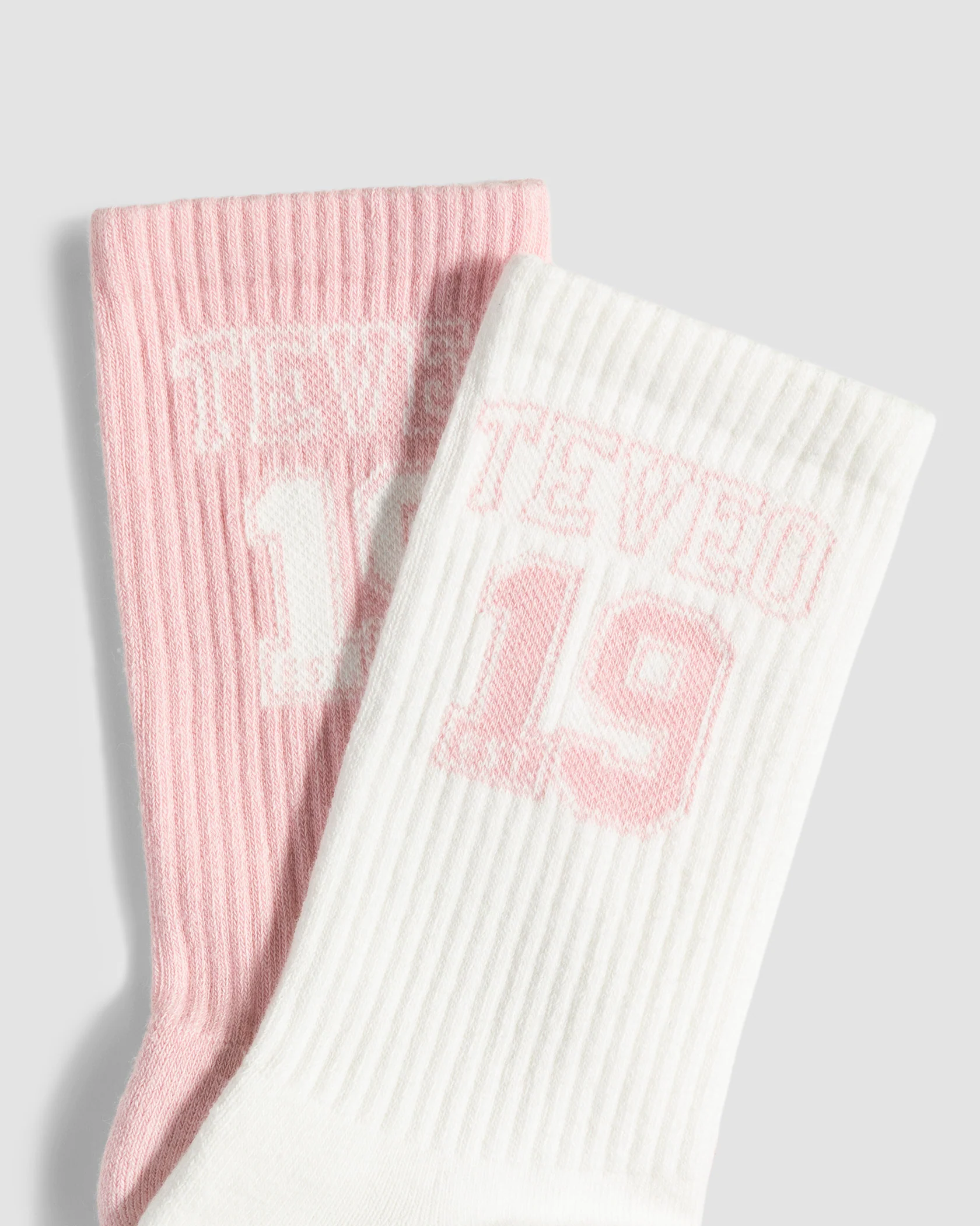 Football Socken "Rosa/Off White" - Image 3