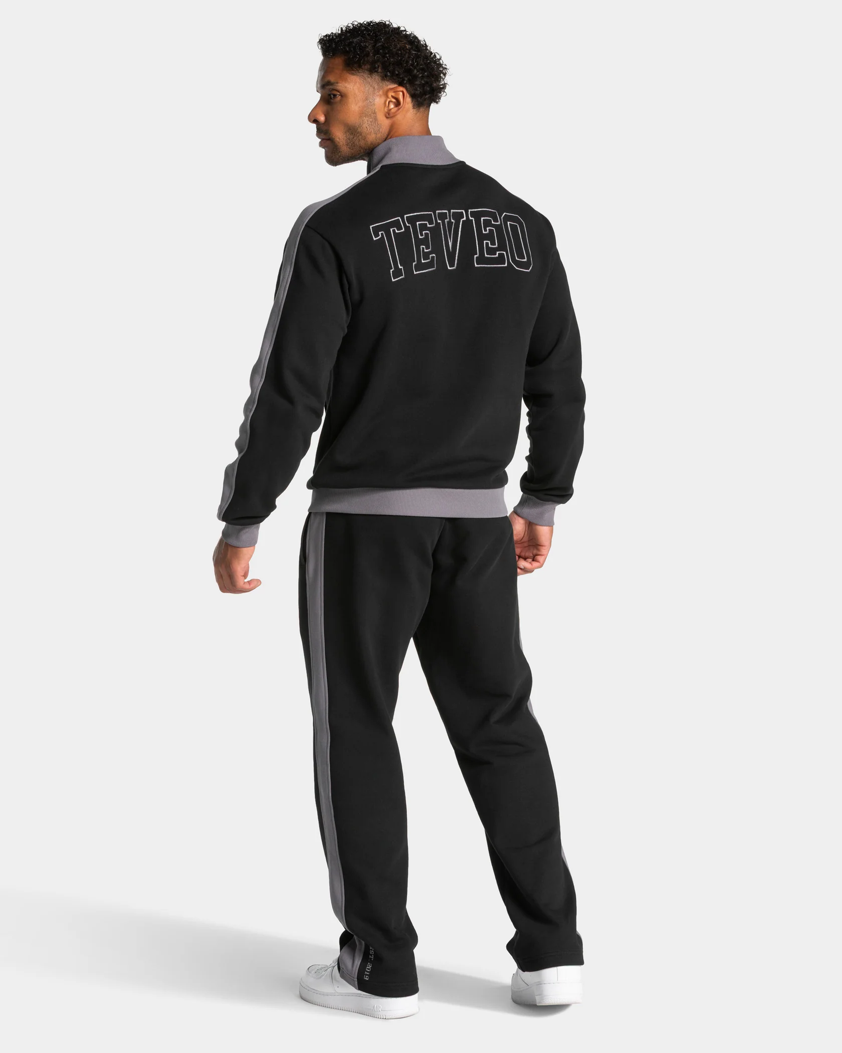 Football Zip Jacke "Schwarz" - Image 2