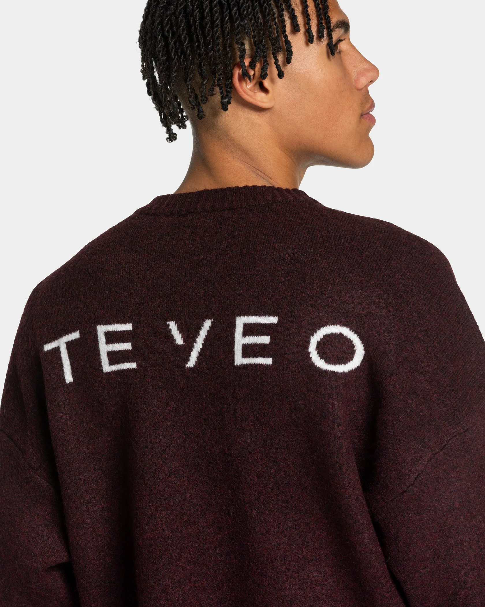 Knit Sweater "Merlot" - Image 4