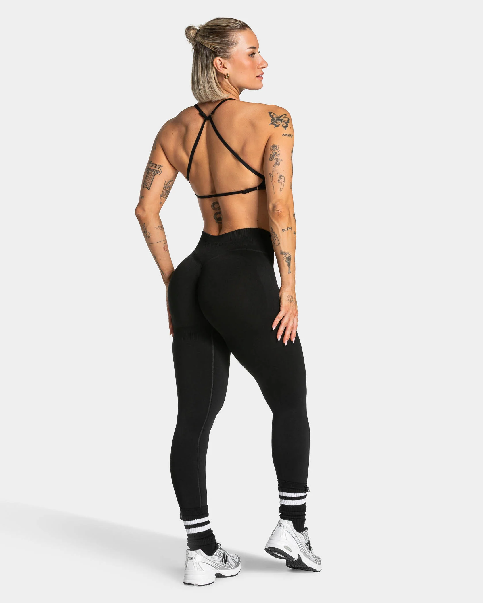 Lift Sculpt Scrunch Leggings "Schwarz" - Image 5
