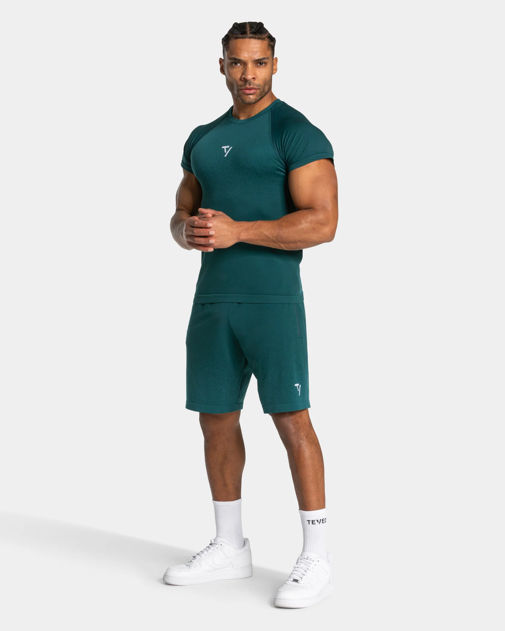 Lift Seamless Shorts "Teal" - Image 5