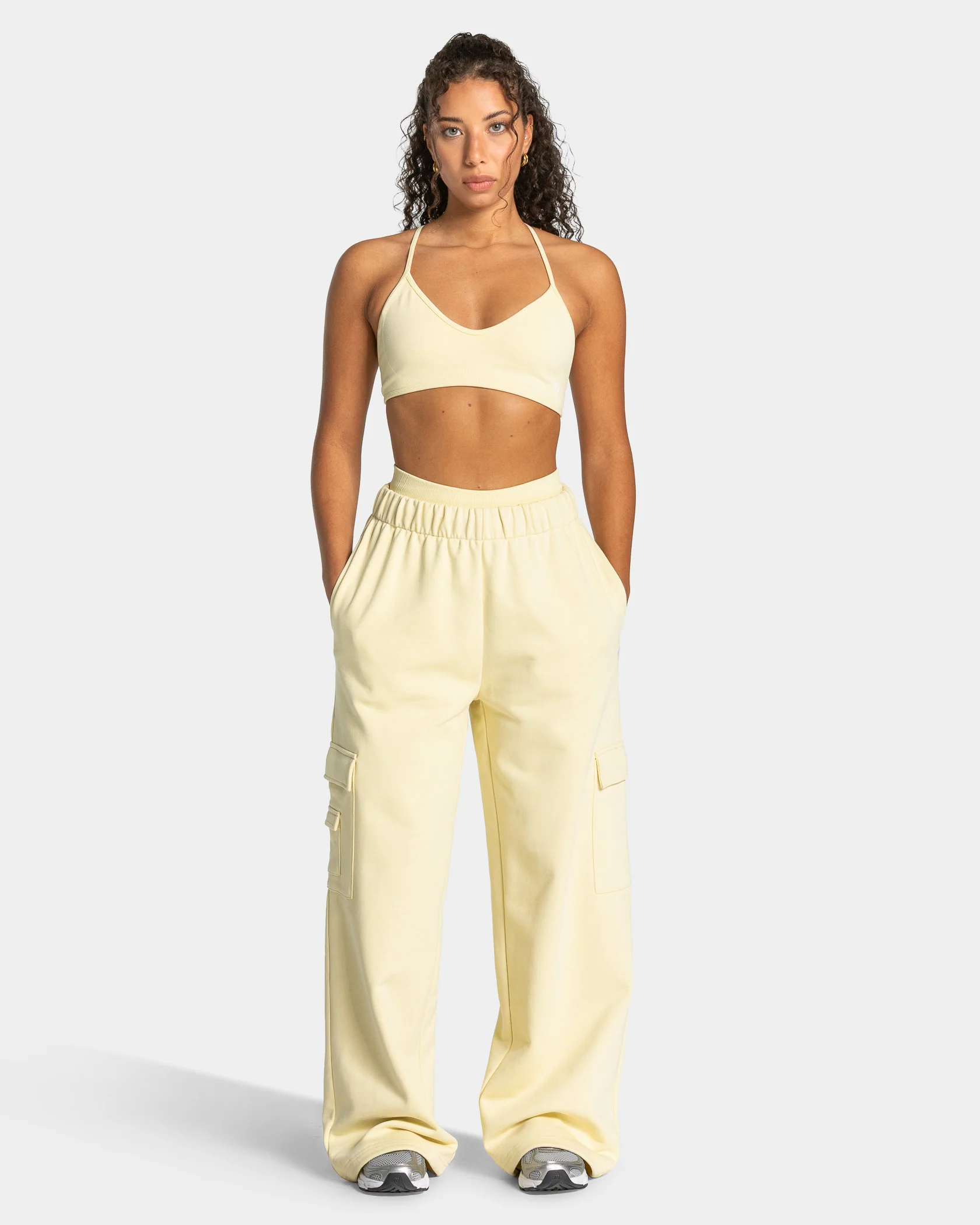 Lift Wide Leg Cargo Jogger Women "Butter Yellow" - Image 3