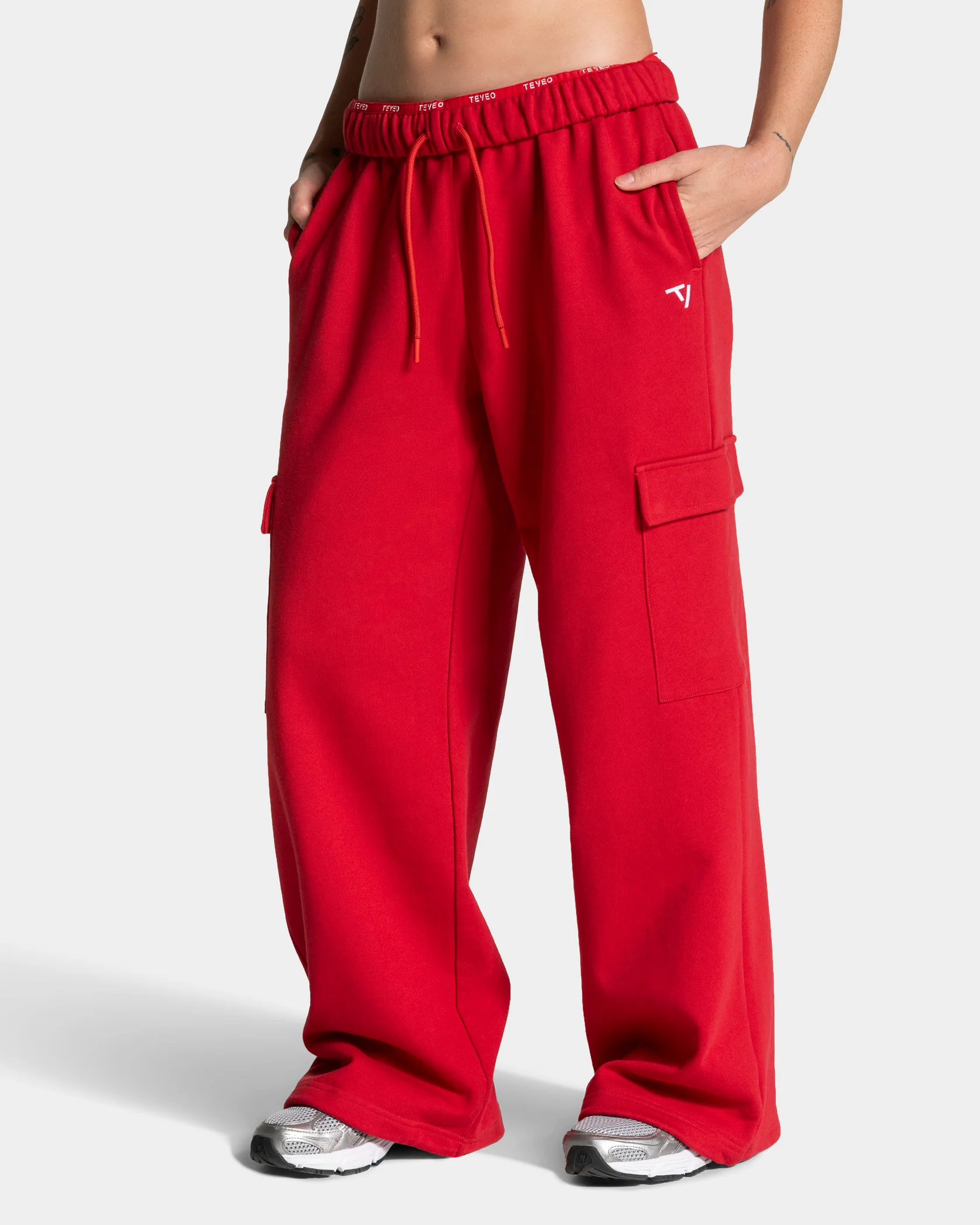 Lift Wide Leg Cargo Jogger Women "Chili"