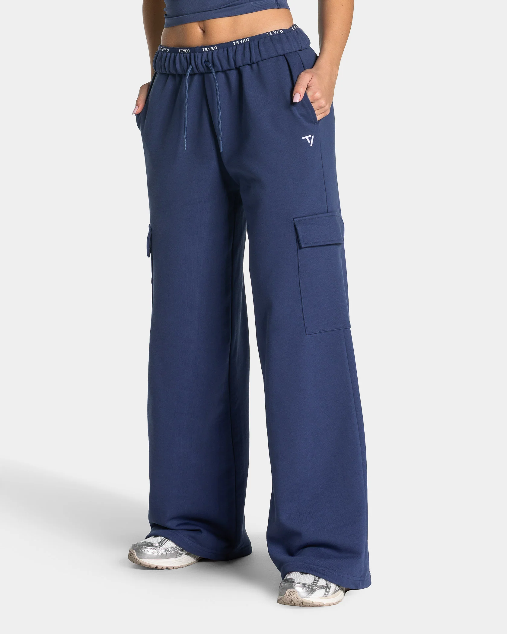 Lift Wide Leg Cargo Jogger Women "Indigo"