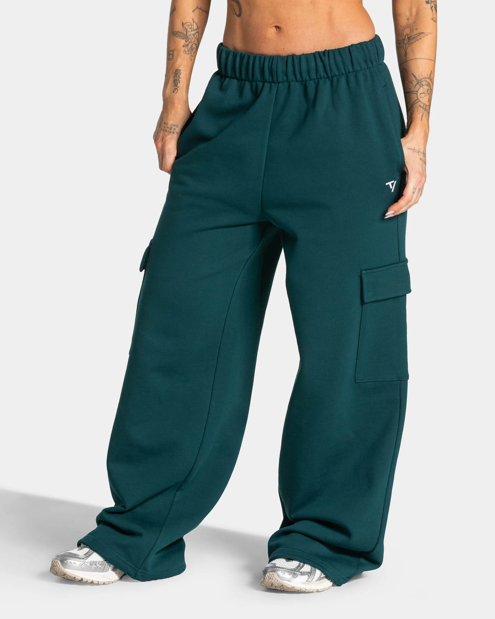 Lift Wide Leg Cargo Jogger Women "Teal"