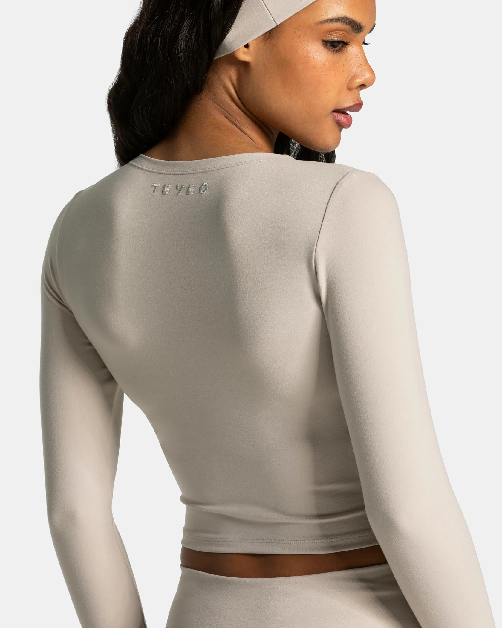 Mellow Gathered Longsleeve "Cream" - Image 4