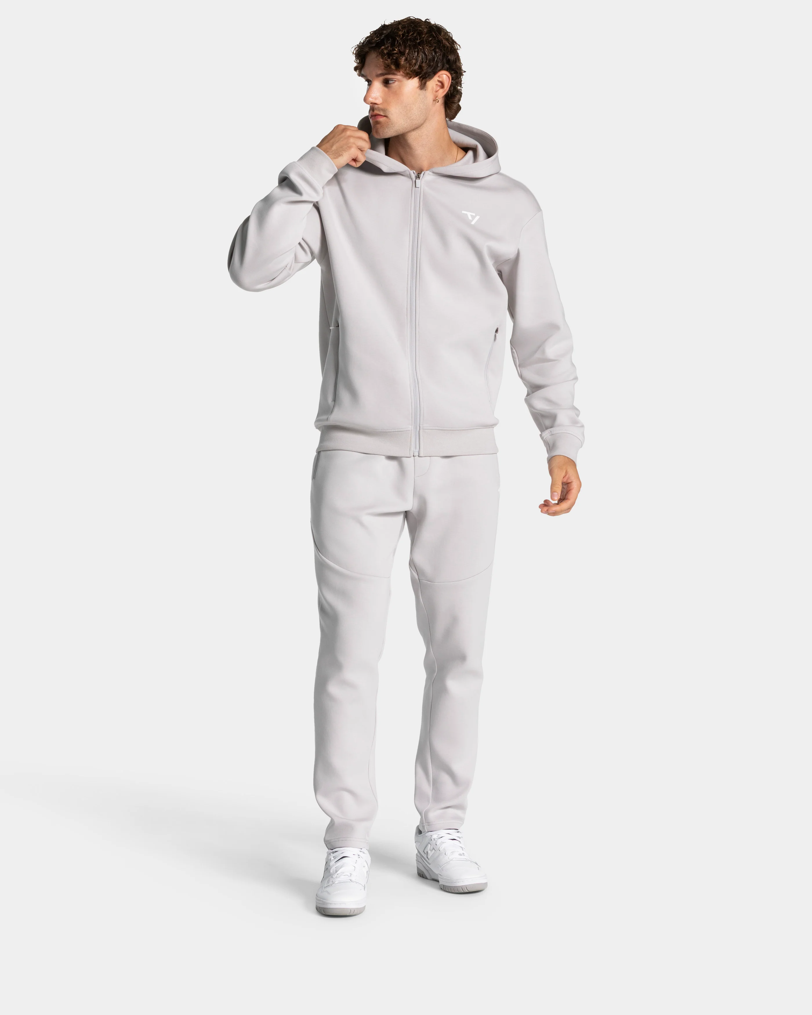 Prime Zip Hoodie "Silver" - Image 3