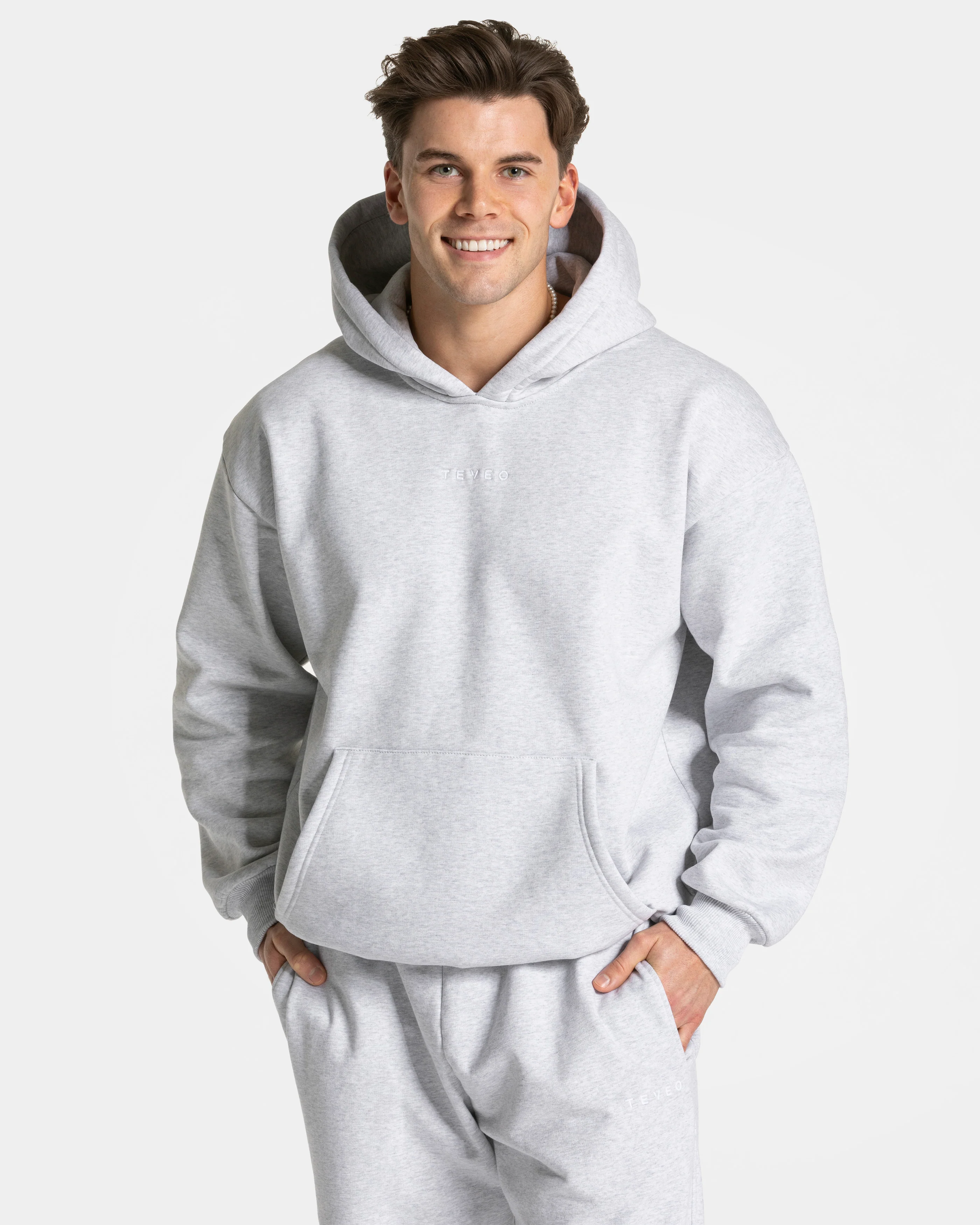 RI’VAIV Oversized Hoodie "Hellgrau" - Image 2