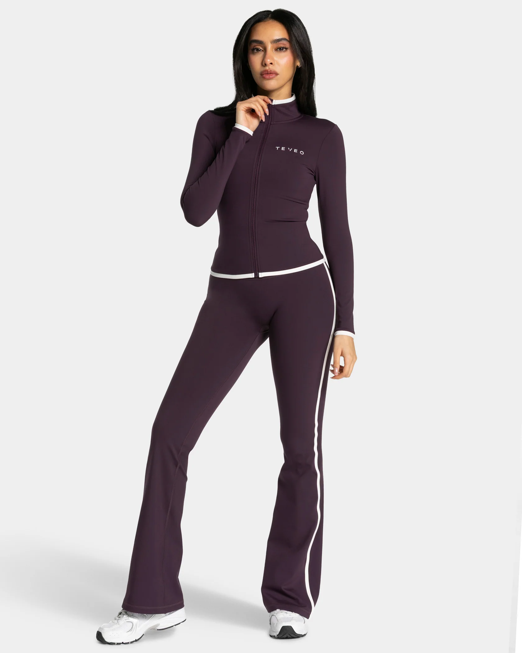 Soft Shaping Zip Jacke "Blackberry" - Image 3