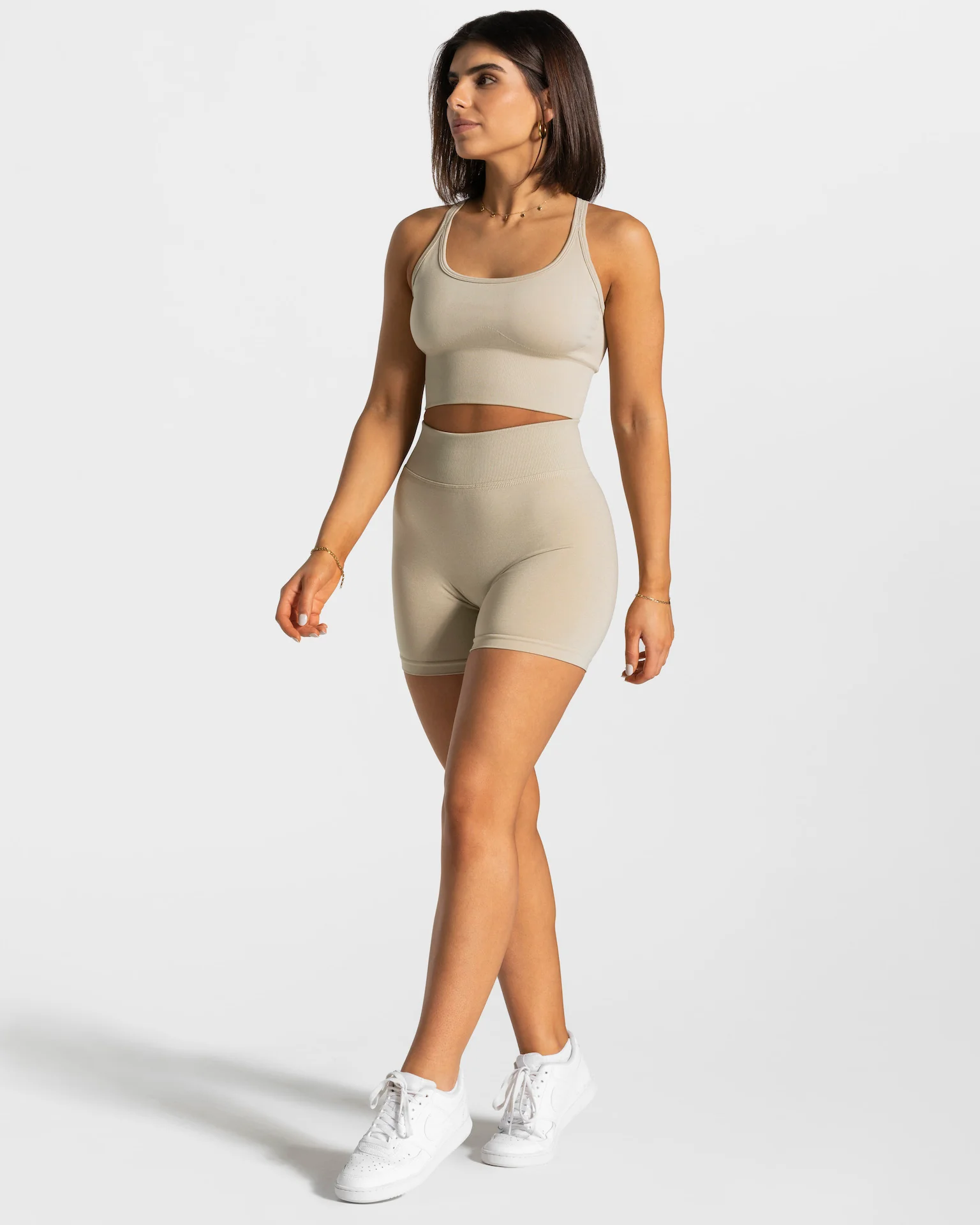 Statement Scrunch Shorts "Sand" - Image 3