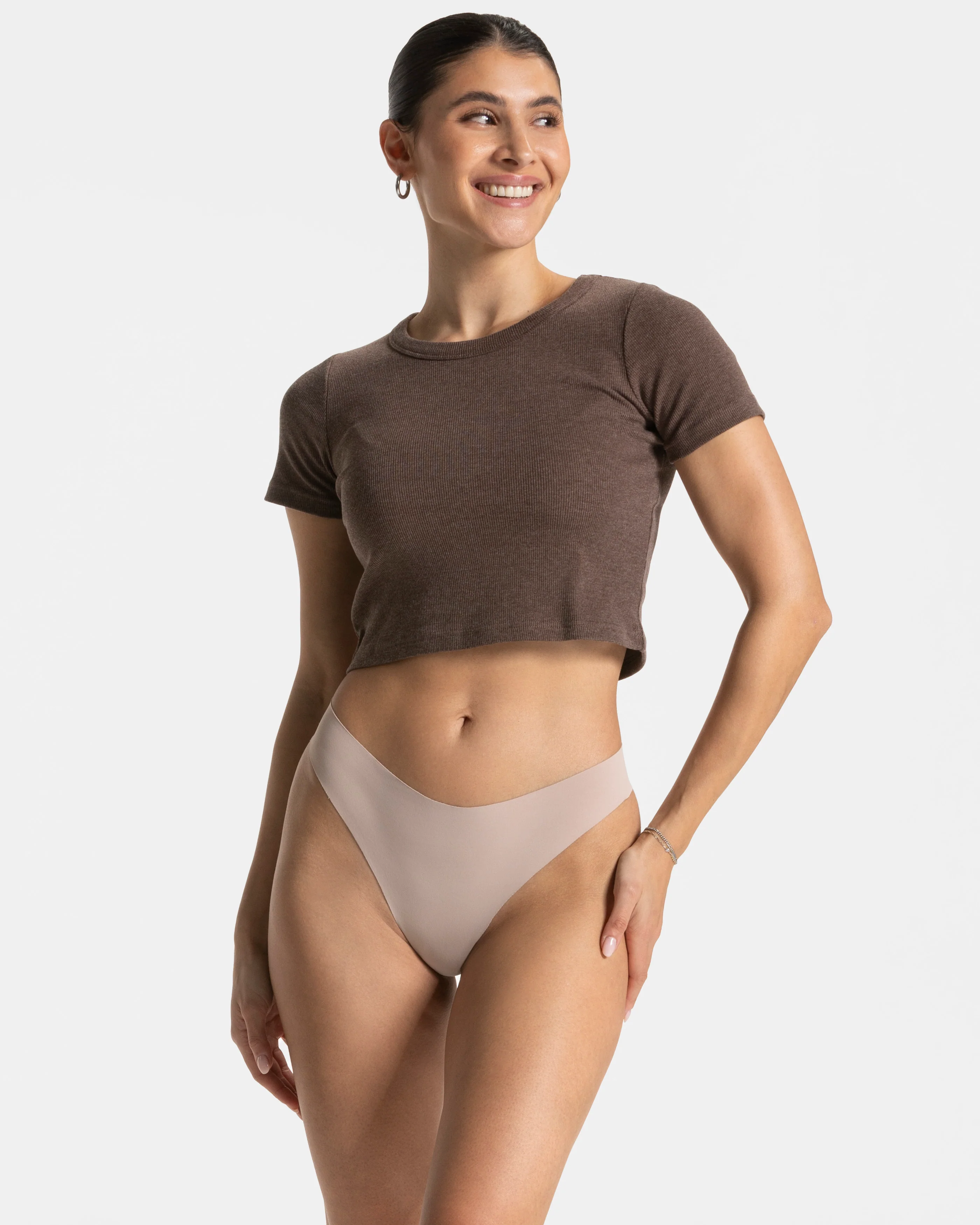 Seamless Padded Tanga (5er-Pack) "Oat" - Image 3