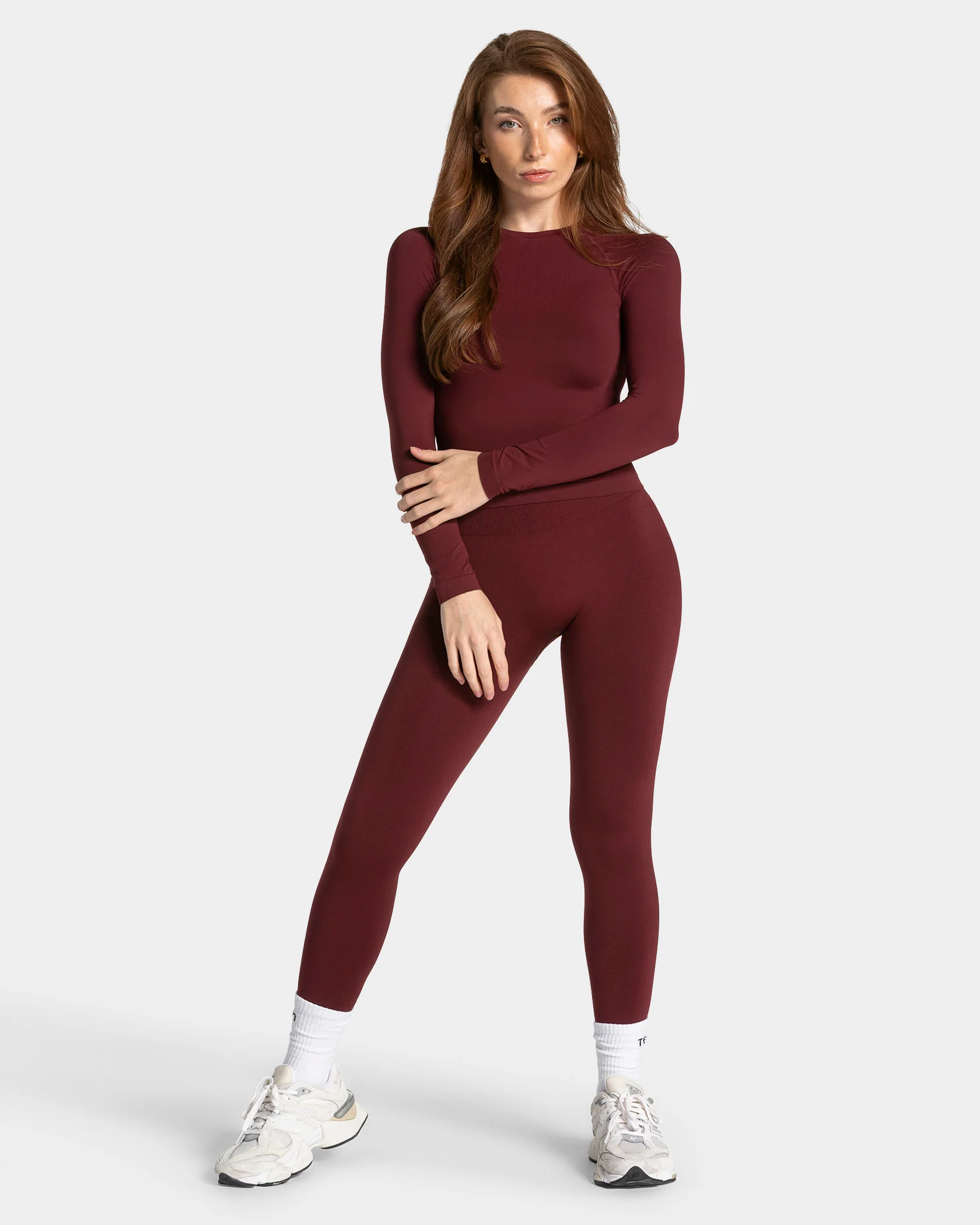 Timeless Pro Longsleeve "Weinrot" - Image 3