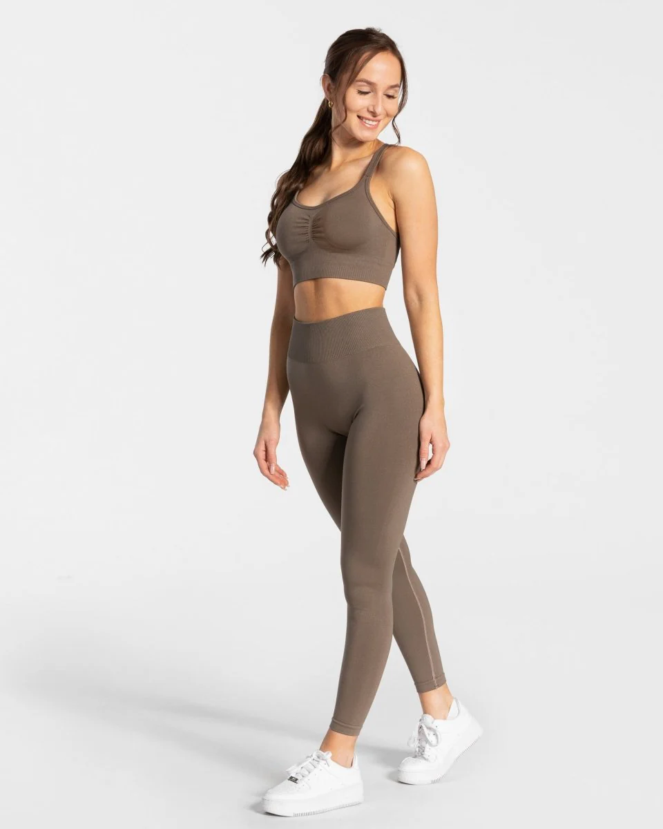 Timeless Scrunch Leggings "Taupe" - Image 3